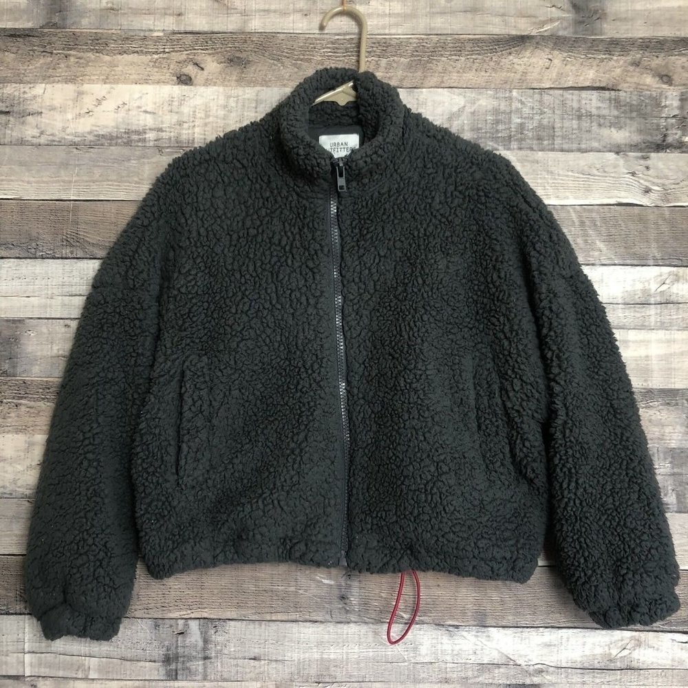 Urban Outfitters Black Teddy Jacket